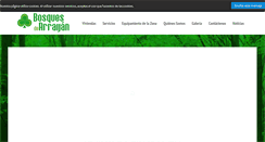 Desktop Screenshot of bosquesdearraijan.com