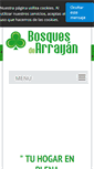 Mobile Screenshot of bosquesdearraijan.com
